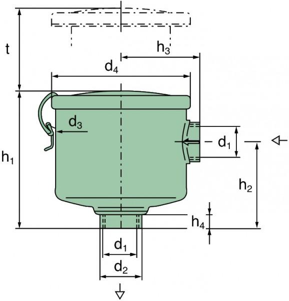 Luftfiltereinsatz G2 1/2 "